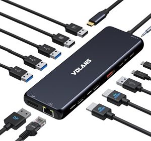 Volans  VOL DOC USB-C-ALUM-VL-UCH2P(V2)