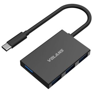 Volans  VOL UHB ALUM-USB-C-HUB-4P